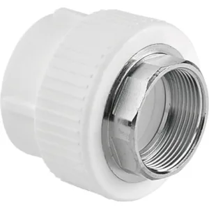 Муфта TEBO бел. PP-R комбинированная 75х2 1/2" ВР под ключ (2/8), арт. 030020513