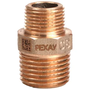 Ниппель бронзовый РЕХАУ AURLINE редукционный R1/2″ x R3/8″, RX+