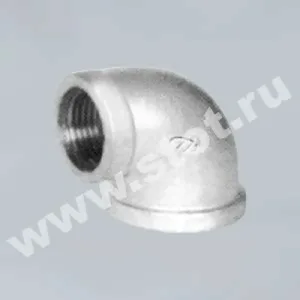 Угольник чугунный перех. оцин. ДУ-32 х 15