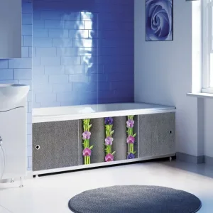 Экран под ванну 1,5 м «Оптима Decor» (037 орхидея)