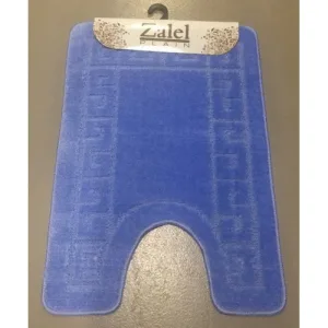 Коврик для туалета «Zalel» 50/57х80см (ворс) голубой