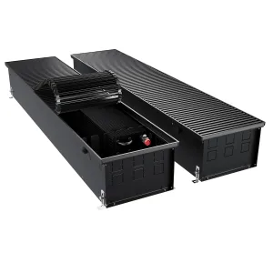 Конвектор внутрипольный Royal Thermo ATRIUM TURBO-190/300/2800-DG-U-BL