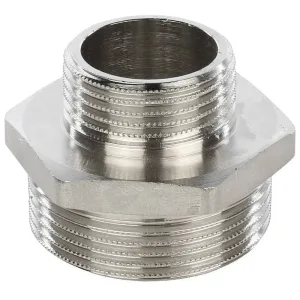 Ниппель НН переходной никелированный 1"1/2X1 SFT-0004-001121 STOUT