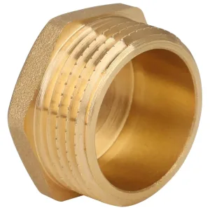 Заглушка Gappo НР латунная 1 1/2"