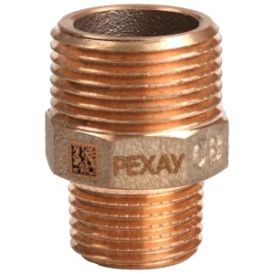 Ниппель бронзовый РЕХАУ AURLINE редукционный R3/4″ x R1/2″, RX+