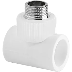 Тройник TEBO бел. PP-R комб. 32х1/2″ НР (10/60), арт. 030043406