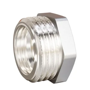 Футорка латунная LD LD Pride DN40х32 (1 1/2″НР х 1 1/4″ ВР) лат ник БЕ