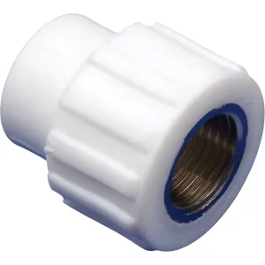Муфта MeerPlast PPRC 25х1/2 ВР белый (1/10/160)