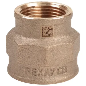 Муфта бронзовая РЕХАУ AURLINE редукционная Rp1″ x Rp3/4″, RX+