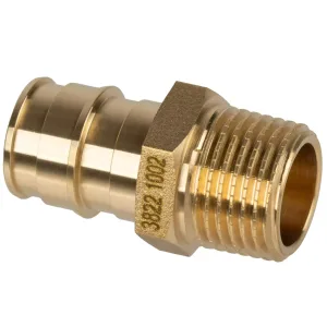 Муфта радиальная для труб из сшитого полиэтилена Usystems 20-R3/4″НР, тип 1″65Ф