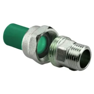 Муфта комбинированная разъемная ПП AntiFire D63-2″НР Green