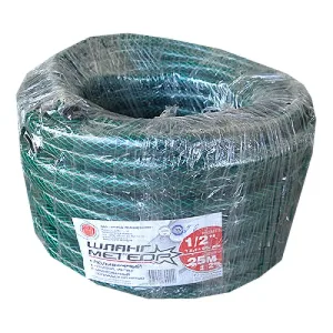 Шланг поливочный армир. зеленый 1/2″ (бухта 25м.)