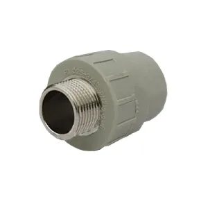 Муфта PPR серая комби.НР 32 х 3/4″
