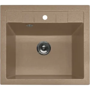 Мойка комп. GRANFEST Quadro GF-Q561 (560*500) топаз,квадратная