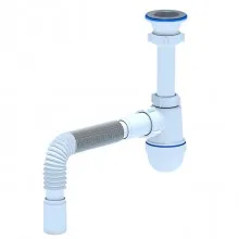 Сифон Ани Грот 1 1/2″х40, нерж. вып., с гт 40×40 (А0105)