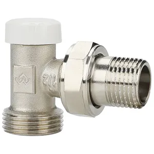 Клапан запорный VARMEGA радиаторный 1/2″x3/4″EK, угловой, VMRV03-N10415