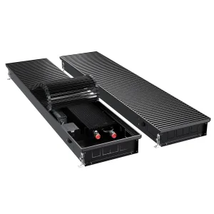 Конвектор внутрипольный Royal Thermo ATRIUM TURBO-90/300/2700-DG-U-BL