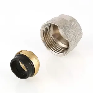 Фитинг коллекторный обжимной для медной трубы 15х3/4″ (VT.4430.NVE.15)