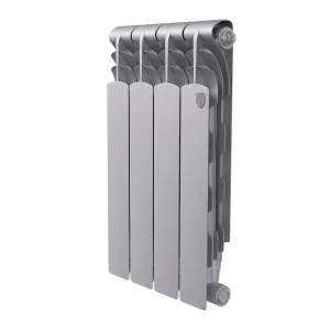 Радиатор биметаллический Royal Thermo Revolution B 500 Серебристый – 4 секц.
