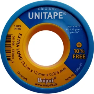 Лента UNITAPE (13,2 м х 12 мм х 0,075 мм, LD-0,35 г/см3) (син. упак.)