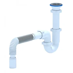 Сифон Ани прямоточный 1 1/2″х40, нерж. вып., с гт 40×40/50 (D0115)