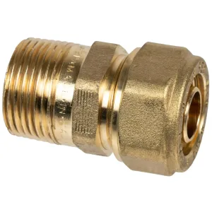Штуцер зажимной Usystems с наружной резьбой 20×2,8-3/4″НР