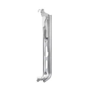 Кронштейн настенный рельсовый h200 RAL9016