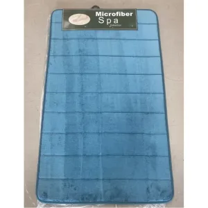 Коврик для ванной «Memory stripes» 60х100 (ворс) голубой