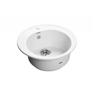 Мойка комп. GRANFEST Rondo GF-R510 (508х505) Иней,круглая