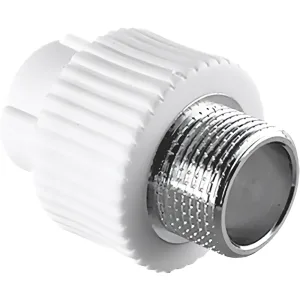 Муфта TEBO бел. PP-R комбинированная 20х3/4″ НР (20/180), арт. 030023603