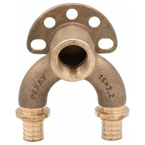 Угольник REHAU настенный ВР 16/16-1/2″ RX+ короткий, бронза