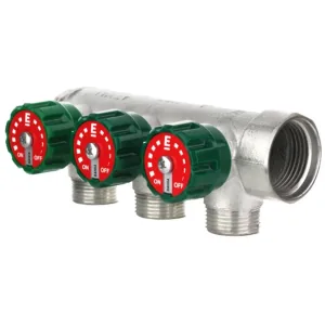 Коллектор модульный ELSEN 1″ 4х3/4″ ЕК TIN латунь