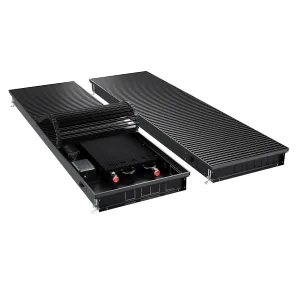Конвектор внутрипольный Royal Thermo ATRIUM TURBO-80/400/1500-DG-U-BL