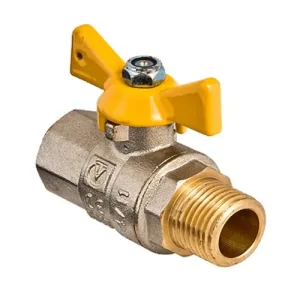 Кран шаровой Valtec VALGAS Ду 15 Ш-Г (газ) «бабочка» (VT.278.N.04)