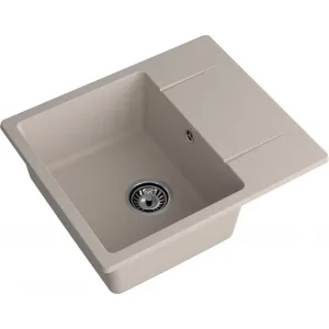 Мойка комп. GRANFEST URBAN 258L (580х490) песочный прямоугольная с крылом