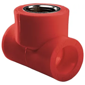 Тройник комбинир. ПП AntiFire D32х1/2″х32 ВР Red 051179