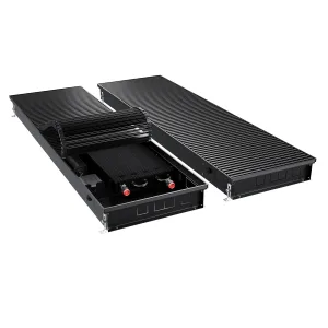 Конвектор внутрипольный Royal Thermo ATRIUM TURBO-90/400/2500-DG-U-BL