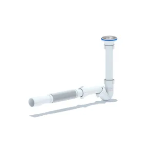Сифон Ани для биде 1 1/4″х32, нерж. вып., с гт 32×32/40 (BD1015)