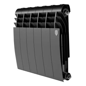 Радиатор биметаллический Royal Thermo BILINER B 350 Чёрный — 6 секц.