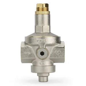 Редуктор давления VARMEGA 3/4″, PN25, мембранный, с присоединением к манометру, VM12802