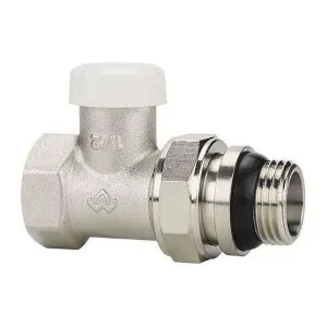 Клапан радиаторный VARMEGA 1/2″ запорный, прямой с самоуплотняющимся полусгоном VM10311