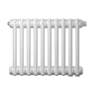 Радиатор труб. Zehnder Charleston 2050, 22 сек.1/2 ниж.подк. RAL9016 (кроншт.в компл)