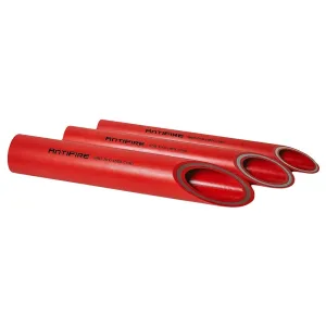 Труба PP-R AntiFire FR FireResistant SDR 9 D110 L4м Red
