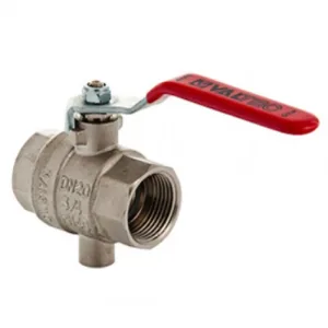 Кран шаровой Valtec для подкл. датчика темп Ду15 (VT.247.N04)