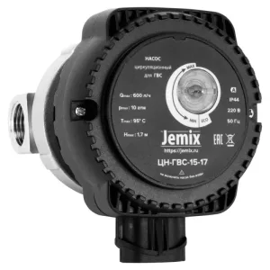 Насос циркуляционный JEMIX ЦН-ГВС-15-17 ВР1/2 80мм