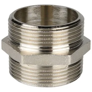 Ниппель HH никелированный 1"1/2 SFT-0004-112112 STOUT