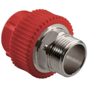 Муфта AntiFire комбинированная полипропиленовая PPRC НР 63х2″