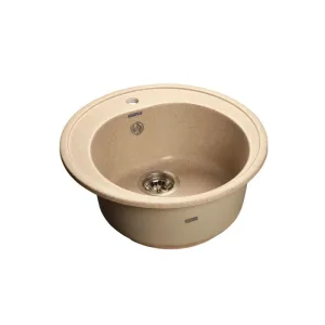 Мойка комп. GRANFEST Rondo GF-R510 (508х505) Песочный 302 круглая