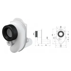 Сифон для писсуара A45B (AlcaPlast)