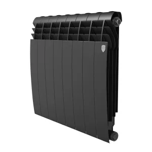 Радиатор биметаллический Royal Thermo BILINER B 500 Чёрный — 8 секц.